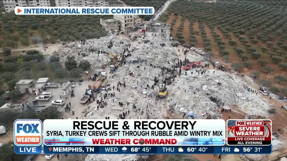 Bob Kitchen, Head of Emergencies for the International Rescue Committee, says time is running out for rescue crews to find people alive underneath rubble in Turkey and Syria as temperatures remain below freezing in the region. 