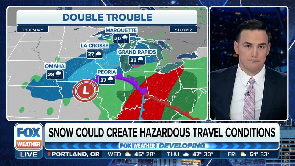 Dangerous winter storm trekking across US | Latest Weather Clips | FOX ...