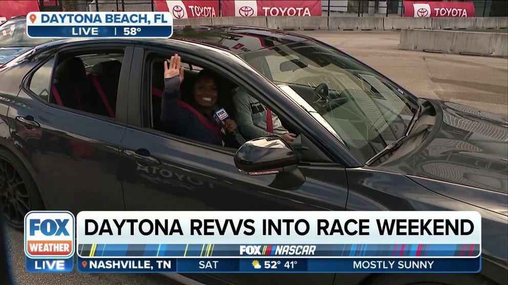 The Daytona 500 is one of the most prestigious events in American racing, and it all kicks off this weekend in Dayton Beach, Florida. FOX Weather’s Brandy Campbell is live from the grounds of the Daytona International Speedway where the NASCAR season officially starts this weekend.