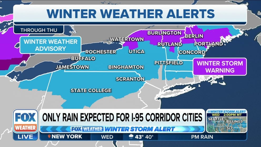 Coast-to-coast storm will bring ice, snow to parts of the Northeast ...