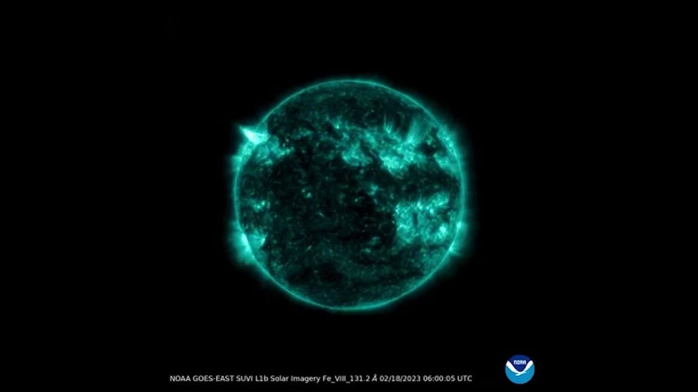 A massive solar flare exploded on the surface of the Sun last Friday and led to a 