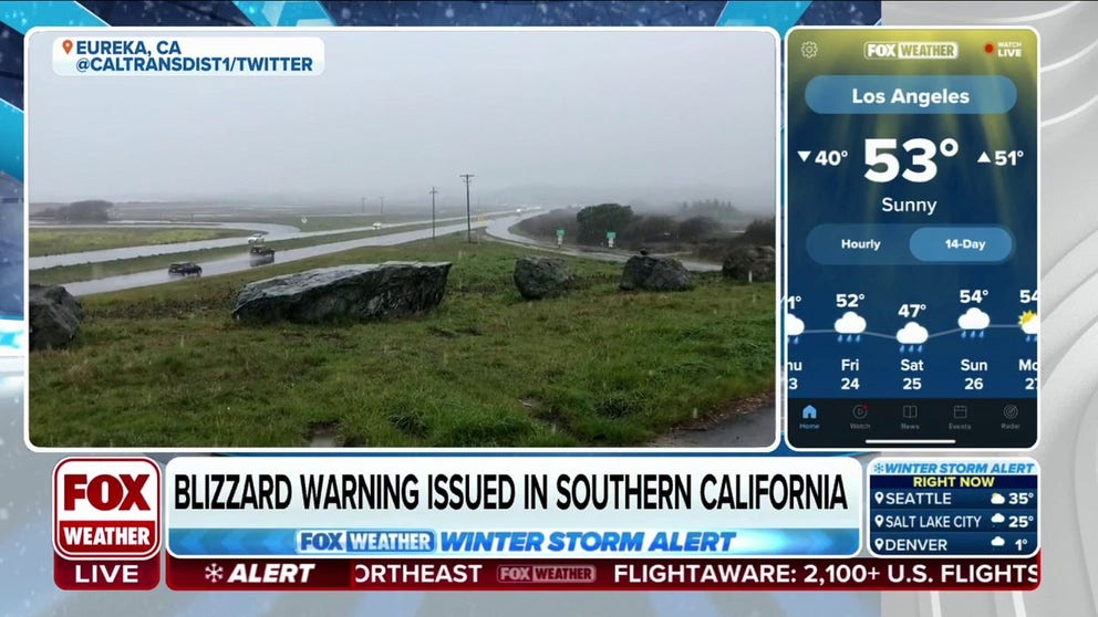 Winter storm will intensify in Southern California | Latest Weather ...