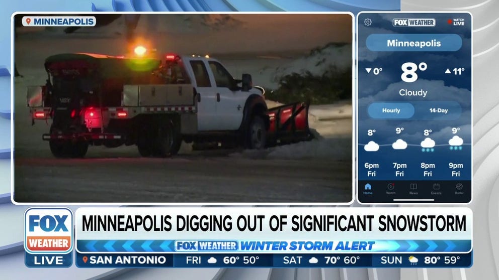 We're learning that a snowplow hit and killed a pedestrian in Rochester, Minnesota on Friday morning. FOX Weather's Max Gorden reports on the latest from Minneapolis. 