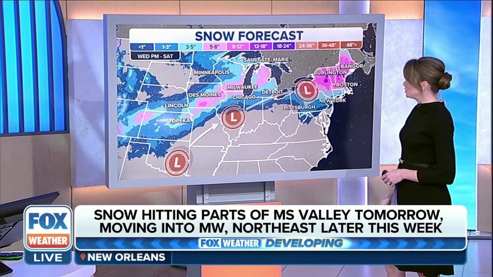 Northeast gearing up for another round of snow later this week | Latest ...