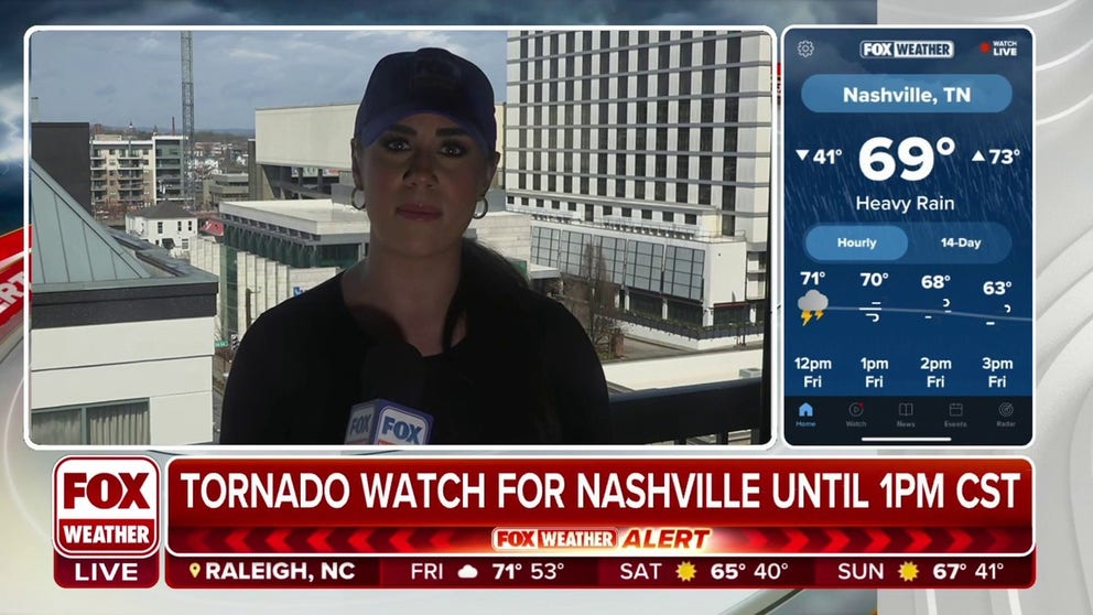 Fox News Multimedia Journalist Madison Scarpino speaks with residents of Nashville about how they are preparing for the upcoming severe weather.