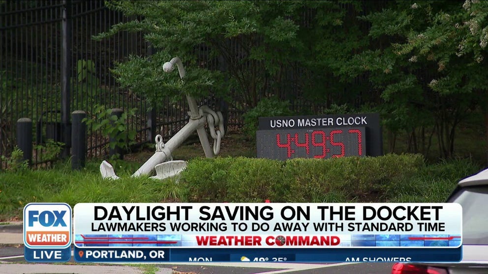 Fox News Senior Correspondent Chad Pergram joins FOX Weather to break down Congress's Sunshine Protection Act and its impact on Daylight Saving Time.