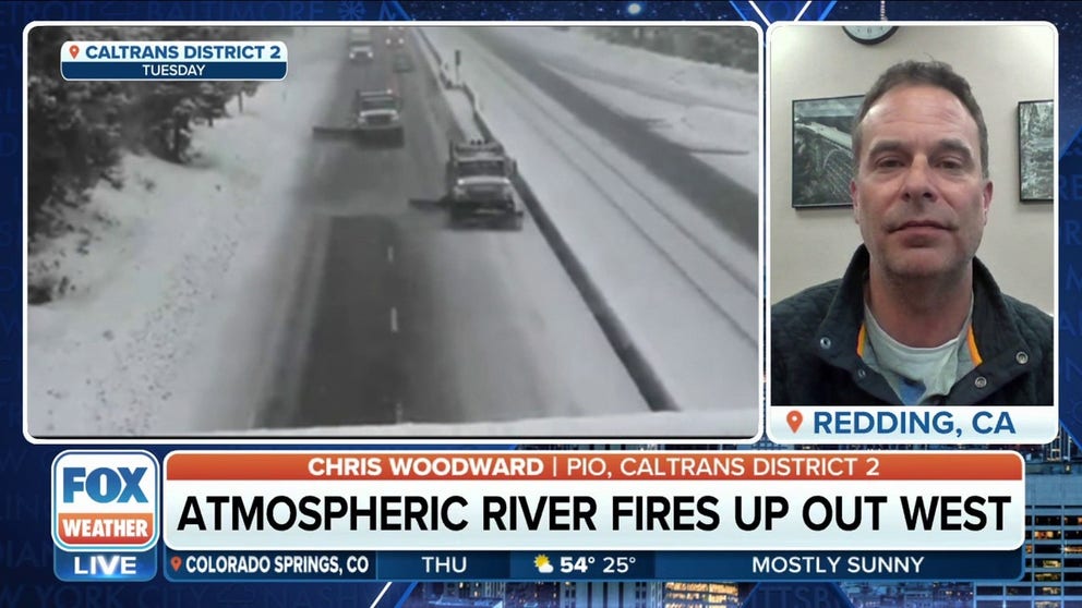 A California Department of Transportation official joins FOX Weather to talk about how the agency is getting ready for the onslaught of rain and snow. He also has warnings for travelers.
