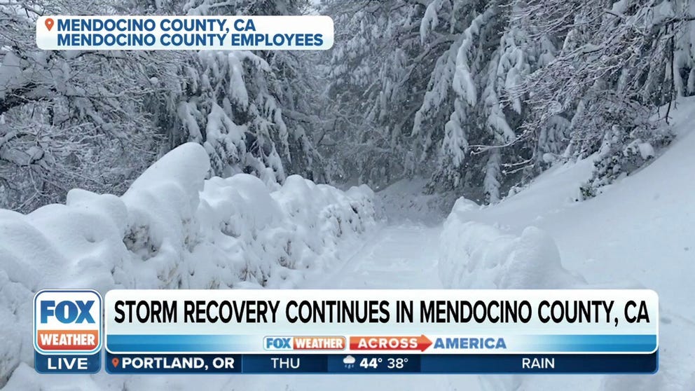 Mendocino County, CA sheriff on snow: 'A lot of damage to our ...