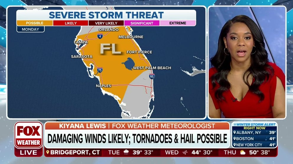 Storms hitting Florida associated with nor'easter | Latest Weather ...
