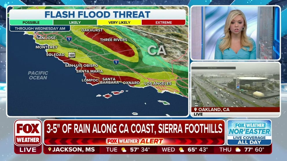 California expected to see more flash flooding from another atmospheric ...