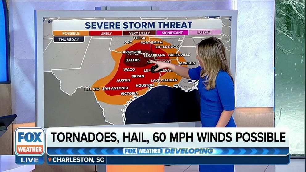Cross-country storm could produce severe storms, flooding across parts ...