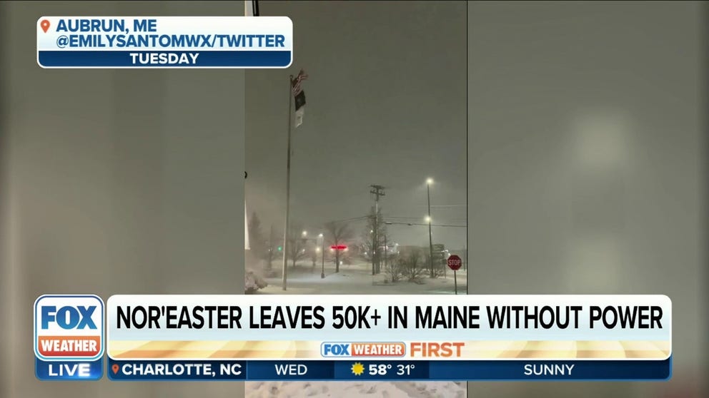 Thousands still without power in Maine following nor'easter | Latest ...