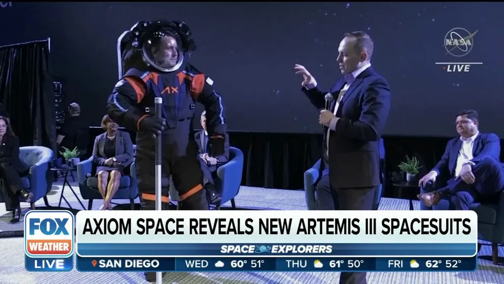 NASA and Axiom Space revealed their new modern spacesuits Wednesday morning. Fox News correspondent Phil Keating has the latest with an exclusive look. 