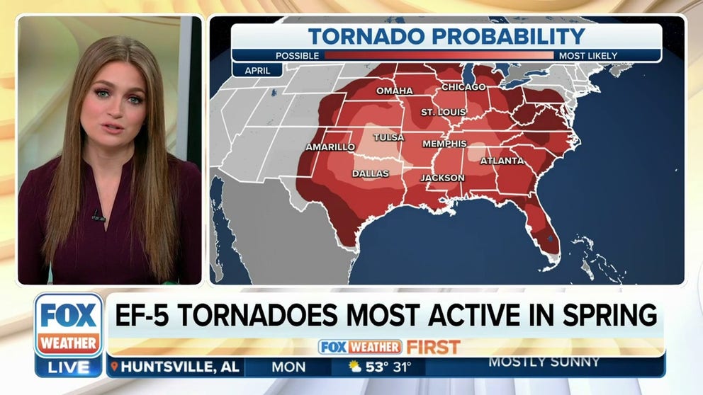 While tornadoes can form at any time throughout the year, there is a distinct seasonal peak in tornadic activity, and it begins in April.