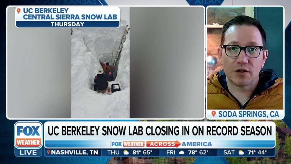 UC Berkeley Central Sierra Snow Lab Lead Scientist Andrew Schwartz weighs in on the massive amounts of snow in the Sierra Nevada Mountains this winter.