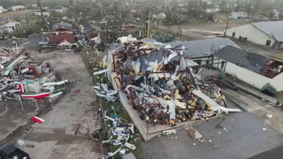 Video inside Amory school shows moments Mississippi tornado hit Fox