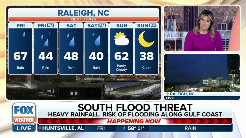 Up to 6 inches of rain could fall along Gulf Coast through Monday ...