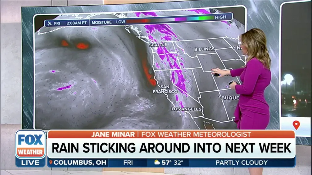 A series of storms will continue to batter the Pacific Northwest this weekend into early next week.  