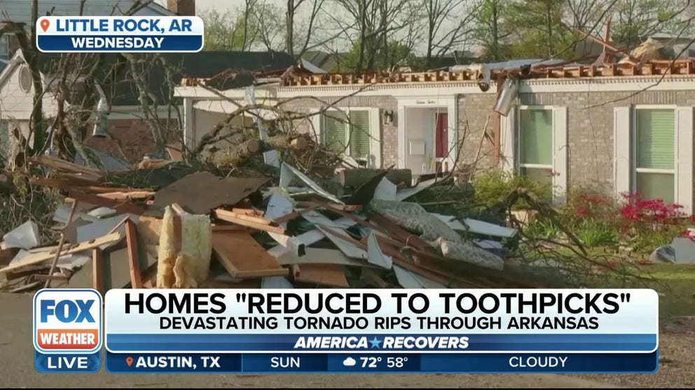 Todd Taylor, the manager of U.S. disaster relief for Samaritan’s Purse joined FOX Weather on Easter Sunday to explain how the organization is assisting those who have lost everything not on during the Little Rock, Arkansas, tornado, but other communities in several states that have been devastated by severe weather.