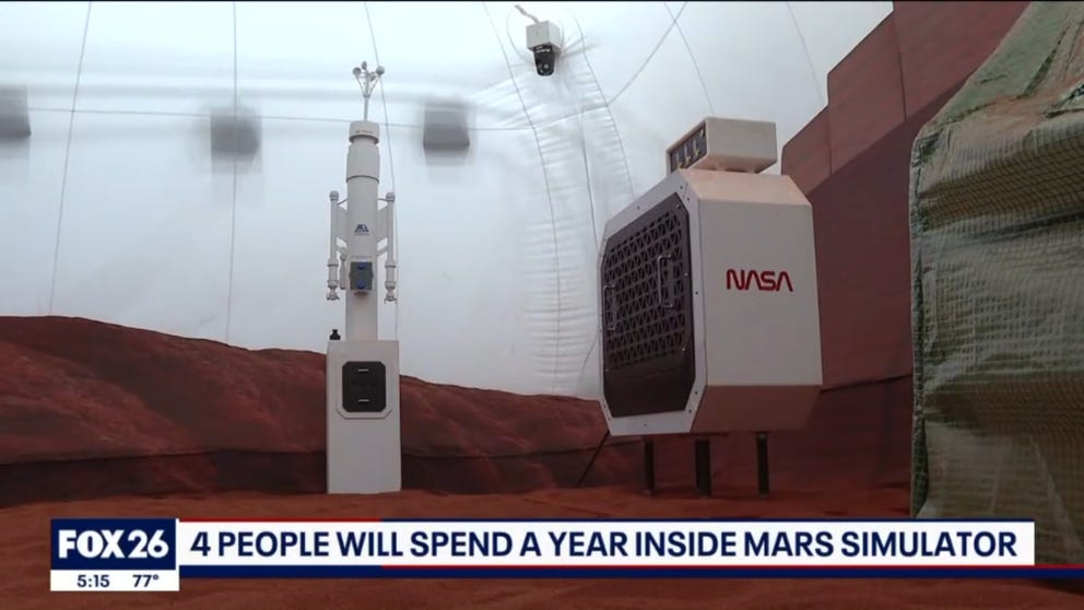 If you’ve ever wondered what it would be like to live on Mars, you’re in luck. FOX 26's Natalie Hee got a sneak peek at a 3D-printed habitat at NASA where four people will actually live in for a yearlong mission.