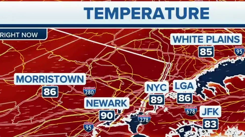 New York City reported a daily record high temperature and the warmest April day in 13 years. FOX Weather's Nick Kosir reports from Brooklyn with more on the summer weather. 