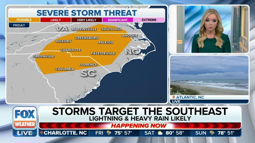 Storms target the Carolinas after slamming South Florida with historic ...