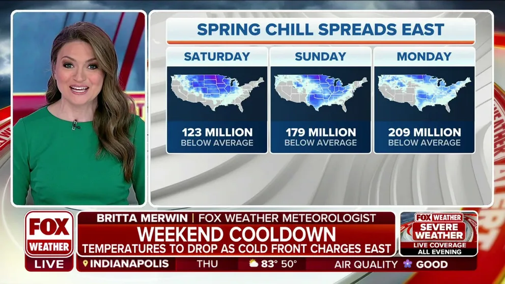 Another Wild Temperature Swing Brings Above-average Warmth To Over 180 ...