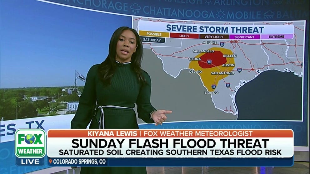 Flash flood threat Sunday for South Texas | Latest Weather Clips | FOX ...