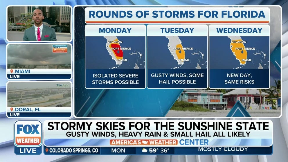 Multiple days of storms brewing across Florida | Latest Weather Clips ...