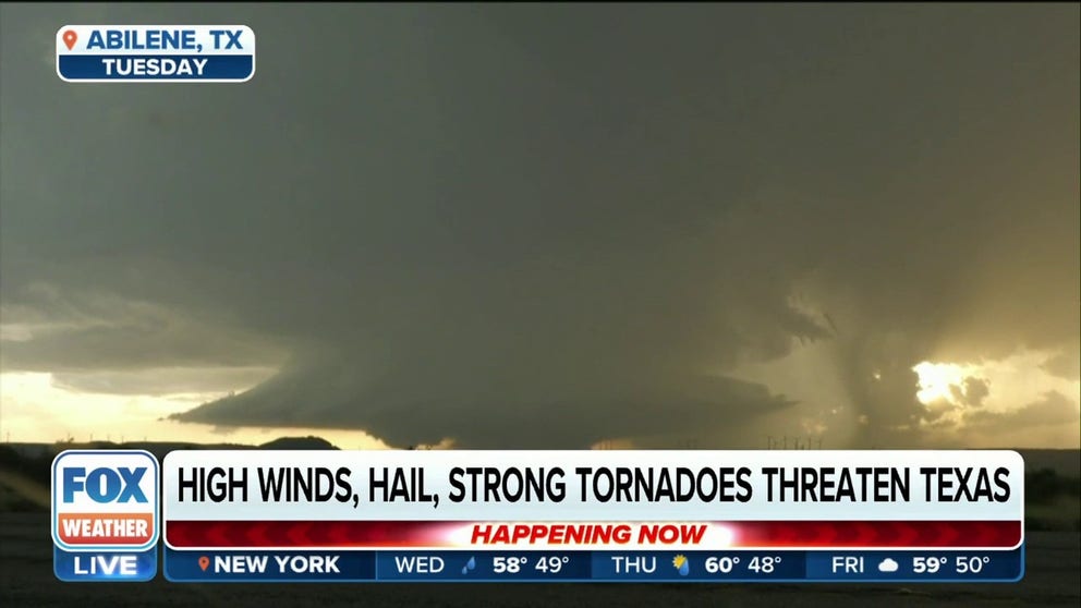 Strong tornadoes, large hail, high winds threaten Texas | Latest ...