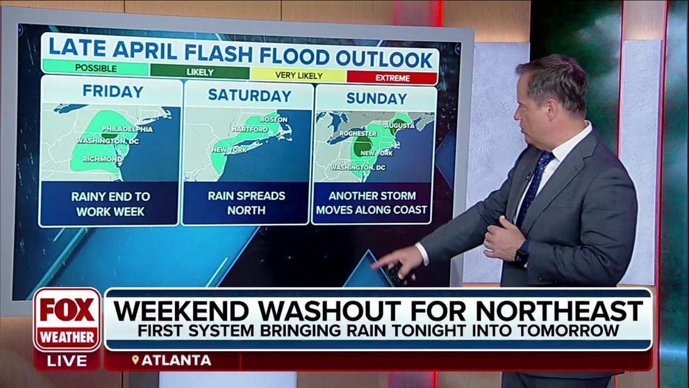 Flood threat increases as heavy rain targets northeast | Latest Weather ...