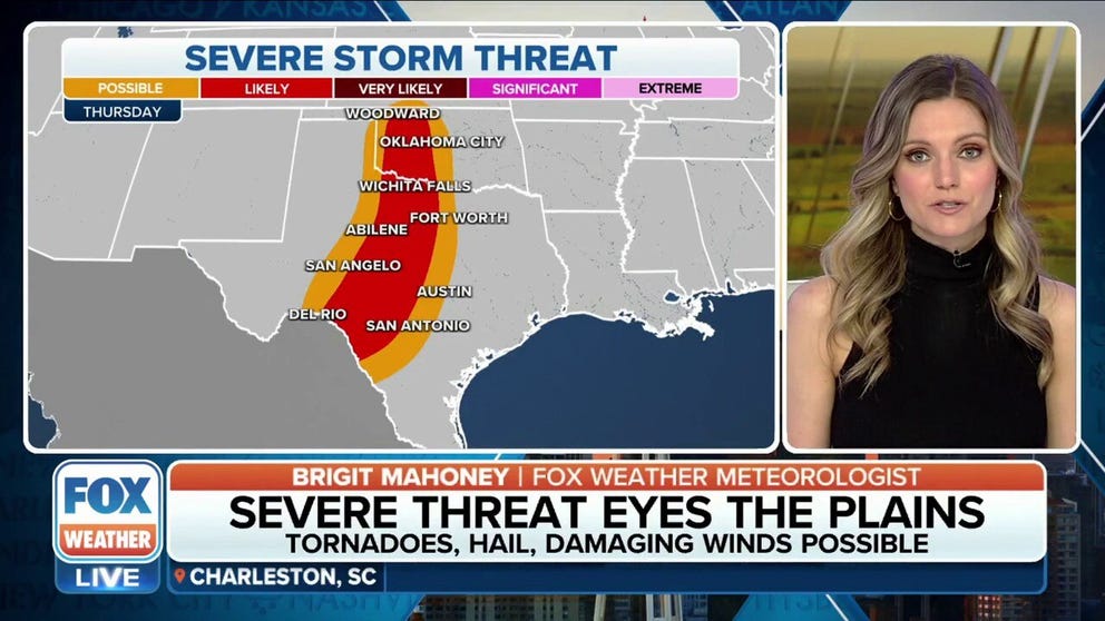 Severe storm threat for Plains by Thursday | Latest Weather Clips | FOX ...