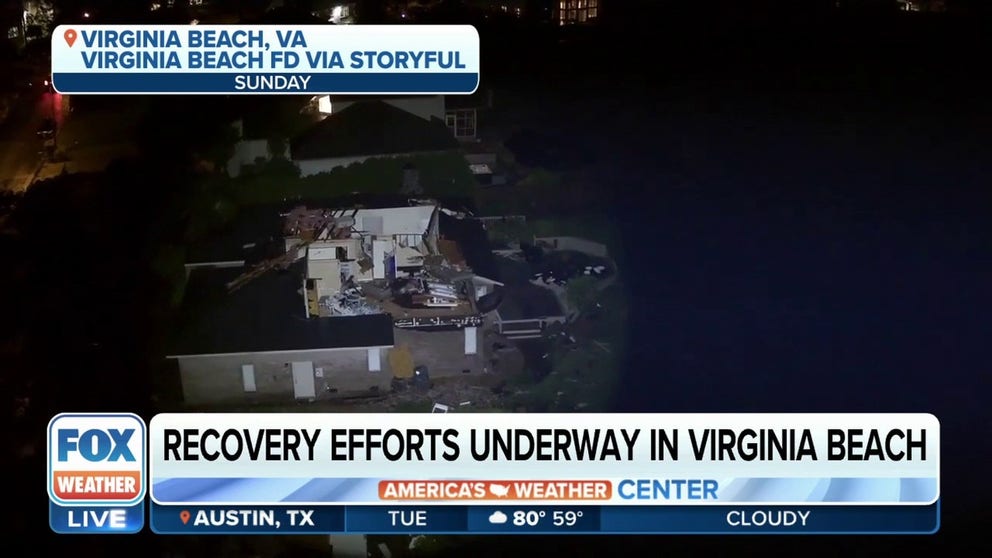Director of Virginia Beach Public Works LJ Hansen provides an update on the recovery efforts for communities around Virginia Beach after a historic tornado ripped through the area Sunday. 