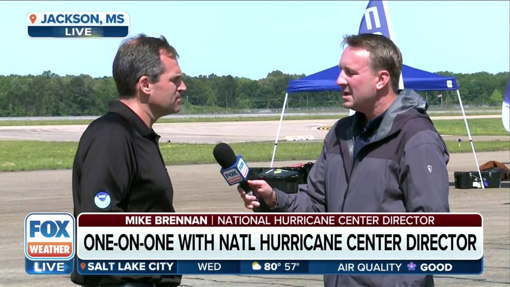 National Hurricane Center Director Mike Brennan joins FOX Weather to talk about the dangers of hurricanes and to detail how the hurricane center helps provide essential information during hurricane season to those in the path of storms.