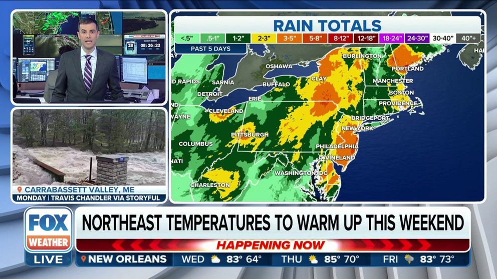 'Omega block' keeps Northeast locked in clouds and rain | Latest ...