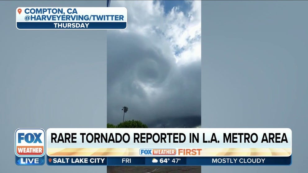 On Thursday, two tornadoes were confirmed to touch down in the Los Angeles metro area.