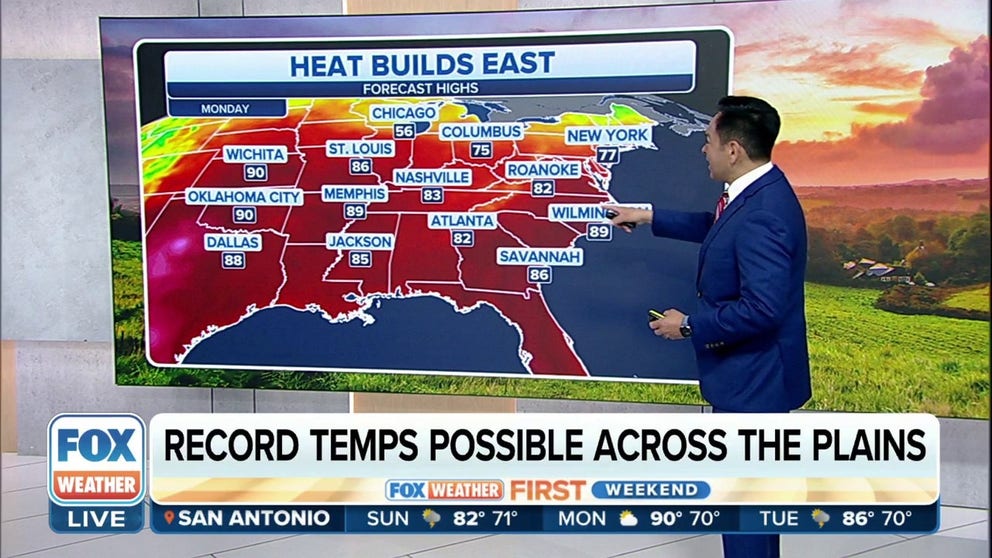 Warmer, drier weather returns to central, eastern US in the week ahead ...