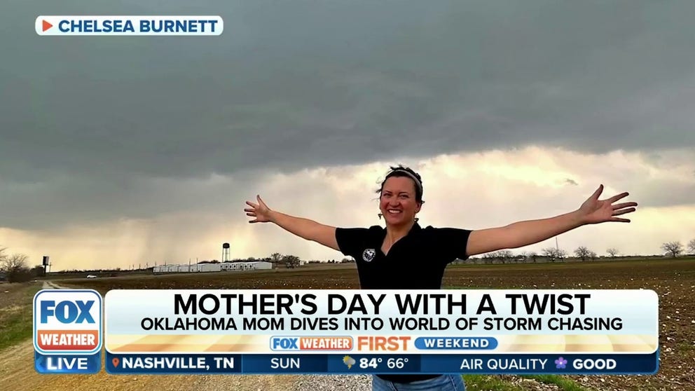 Chelsea Burnett, a mom and storm chaser who grew up in the heart of Tornado Alley in central Oklahoma, explains how the May 3, 1999, tornado outbreak sparked her lifelong passion for severe weather that she continues to pursue while raising her 10-year-old son.