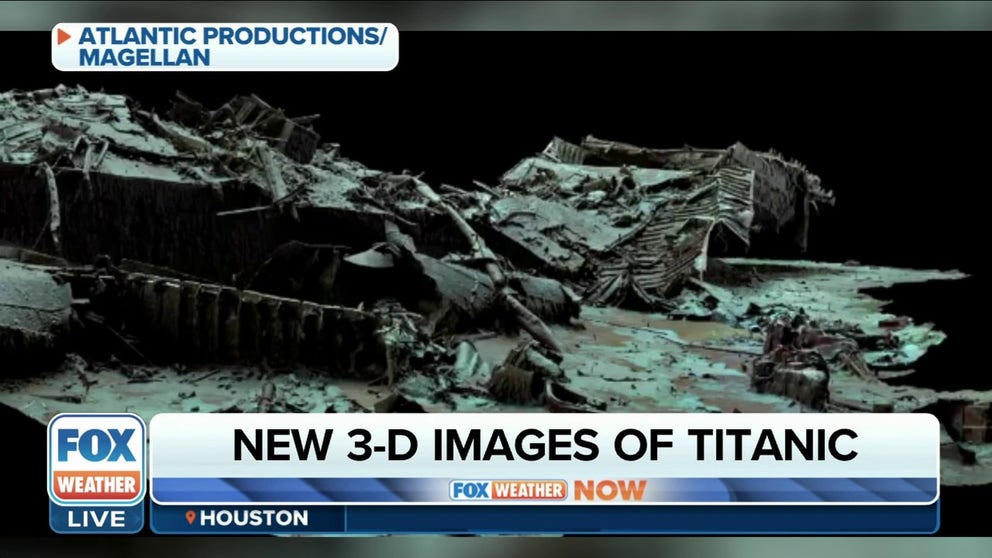 New 3-D images of the Titanic shows the world's most famous shipwreck in incredible detail. 