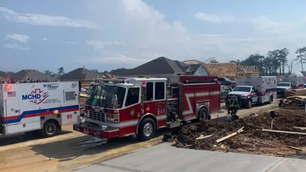 A construction site structure collapsed during a severe storm in East Texas on Tuesday. Authorities will investigate whether strong winds had anything to do with the deadly collapse in Conroe, Texas.