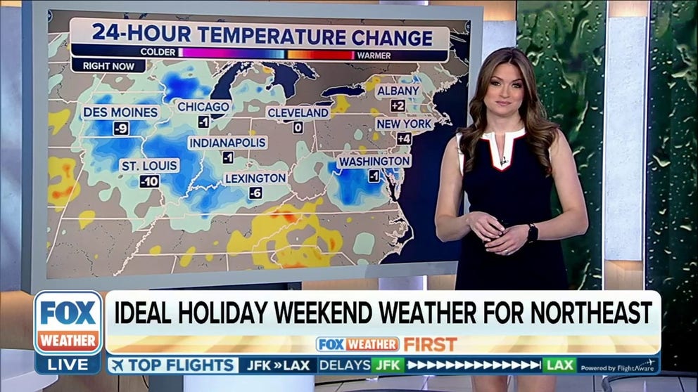 FOX Weather is tracking your Memorial Day weekend weather. Showers and thunderstorms are still likely along the Mid-Atlantic coast and Southern Plains.