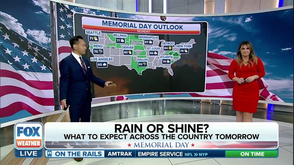 Memorial Day weekend weather forecast across the US | Latest Weather ...