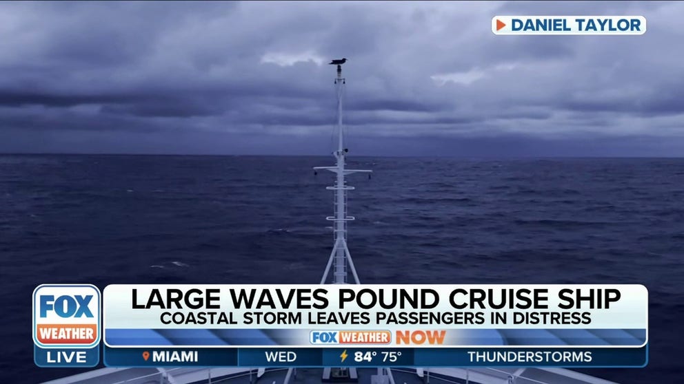A Carnival cruise was anything but a carnival for thousands of sea-sick passengers caught up in a coastal storm over the Memorial Day weekend. Daniel Taylor was one of the passengers aboard Carnival Sunshine. He joins FOX Weather to talk about his experience.