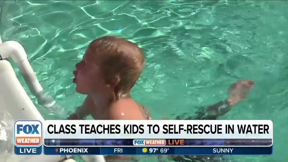 FOX Weather's Katie Byrne reports on why it is helpful that children learn to swim as early as possible.