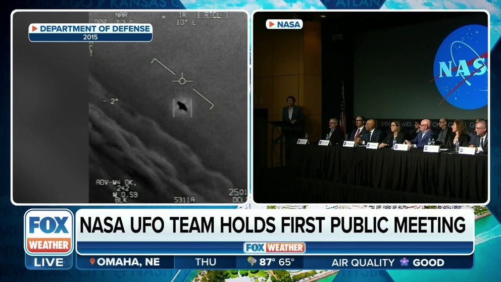 A NASA panel charged with developing a process to investigate Unidentified Aerial Phenomenon held a public hearing Wednesday.