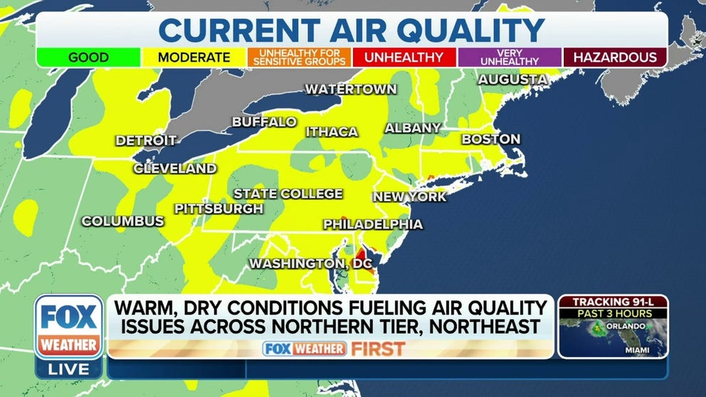 Canadian wildfire smoke fueling air quality issues in the Northeast ...