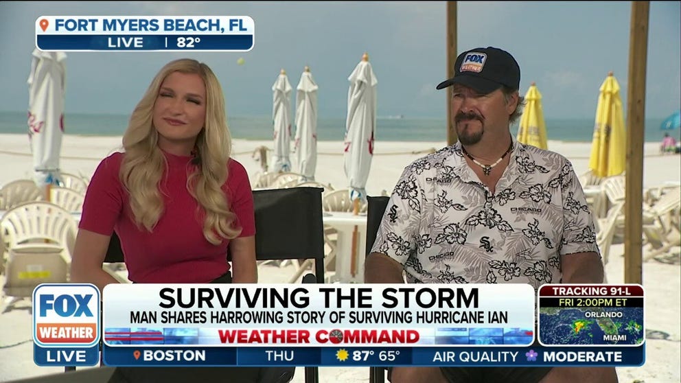 FOX News multimedia reporter Caroline Elliott was on the ground in Southwest Florida right after Hurricane Ian. She has covered the impacts and aftermath of the storm, sharing stories of survivors and terrifying moments for families. She joins FOX Weather with Mike Yost, who rode out the storm in his home.
