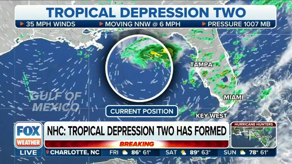 Tropical Depression Two has formed in the Gulf of Mexico | Latest ...