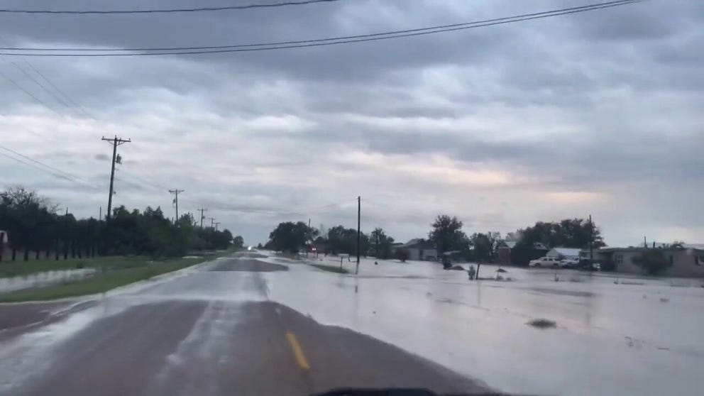 Officials closed roads and highways Thursday after Wednesday night rains flooded the area. The NWS issued a Flash Flood warning during the rains asking for residents to seek higher ground.