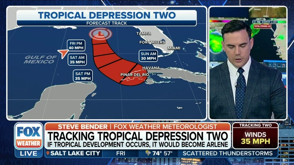 Tropical Depression 2 lingers in the Gulf of Mexico | Latest Weather ...